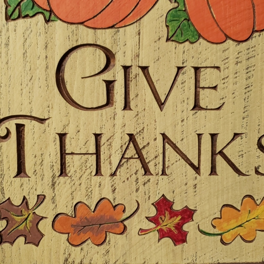 Fall Holiday Sign Decor - Picture 3 of 3